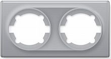 Рамка универсальная OneKeyElectro Florence 2-м. серый картинка